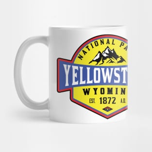 Yellowstone National Park Wyoming Camping Hiking Climbing Mug